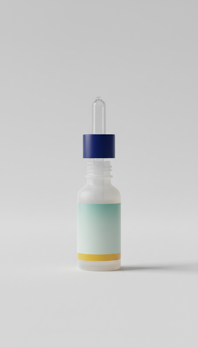 Pet ear care dropper with exposed applicator